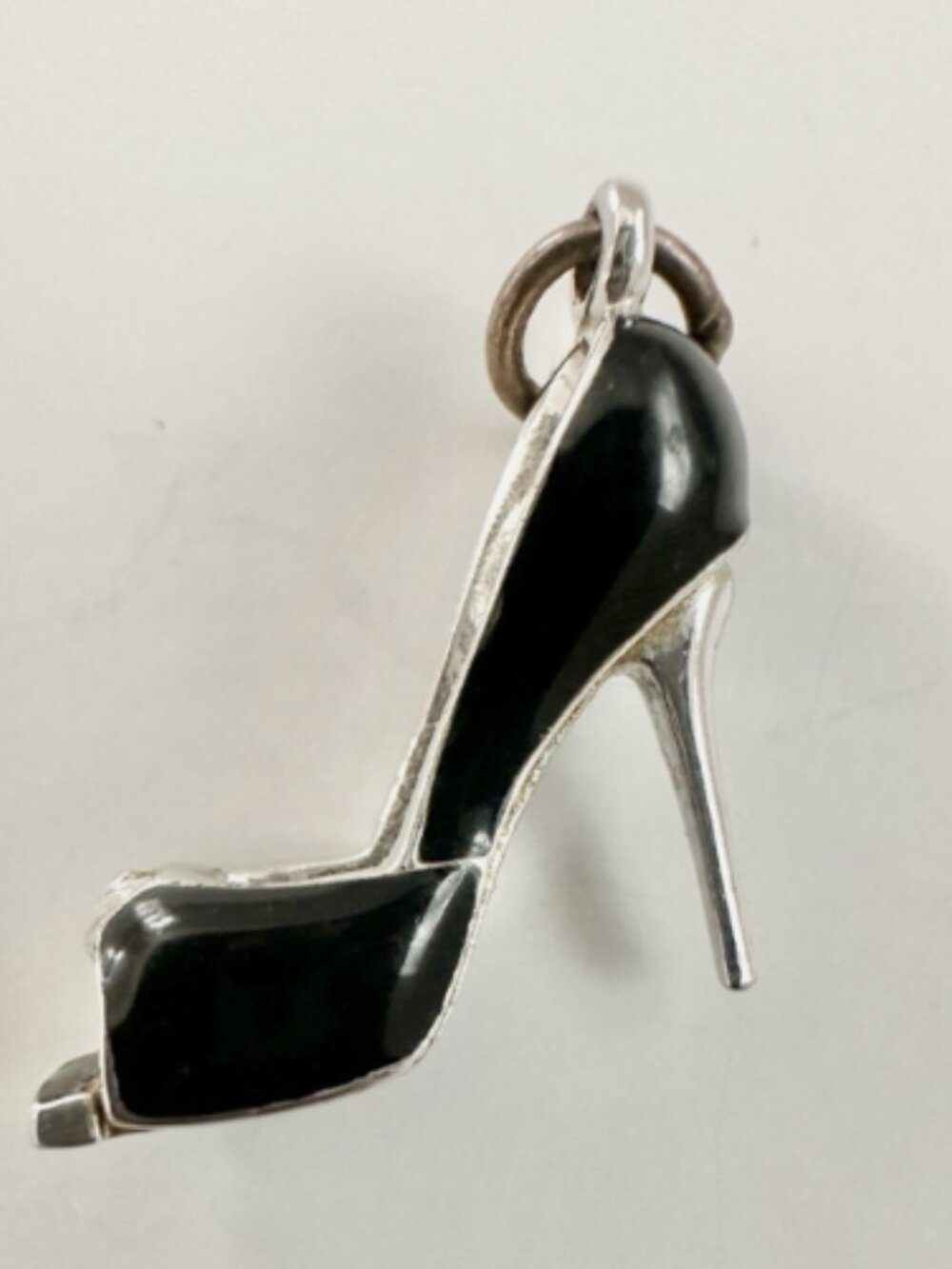 Swarovski Black High Heel Stiletto Charm